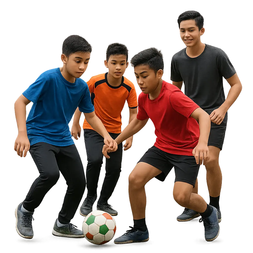 Kids Playing Futsal